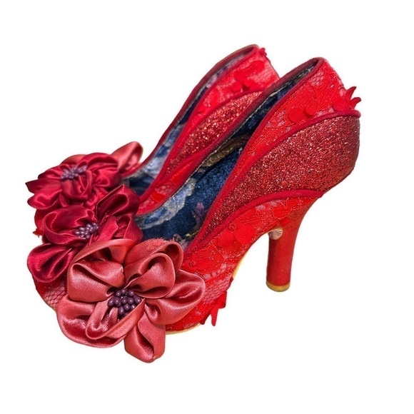 Irregular Choice Shoes - Irregular Choice Peach Melba Heels
